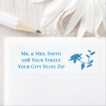 Floral pelorosa azul oriental