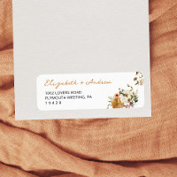 Floral Punpkin Caer Ducha Bridal Moderno