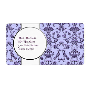 Etiqueta Florentine Damask (Lilac)