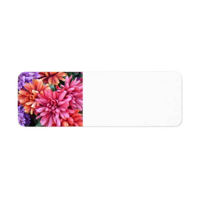 Etiqueta Flores (Frente)