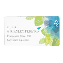 Flores azules delicadas boda primavera floral