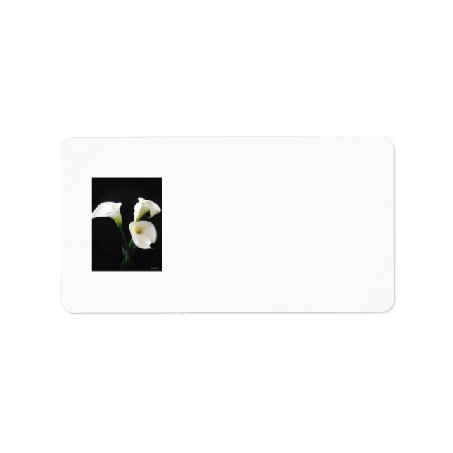 Etiqueta Flores Calla Lily 12 (Frente)