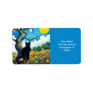 Etiqueta Flores de gato de árbol graso