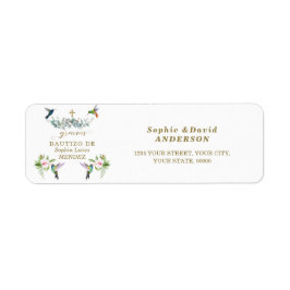 Etiqueta Flores de hibiscus rosado en España Eucalyptus Bau