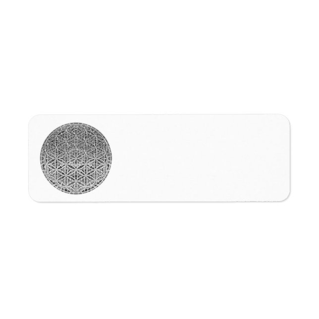 Etiqueta FLORES DE LA VIDA - Medalla Plata (Frente)