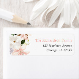 Etiqueta Flores de lirios florales primavera verano