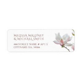 Etiqueta Flores de Magnolia de Bellas Artes | Boda