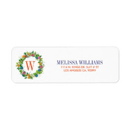 Etiqueta Flores de primavera y hueca de huevos de Pascua co