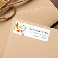 Flores silvestres coloridas acuarelas florales de 