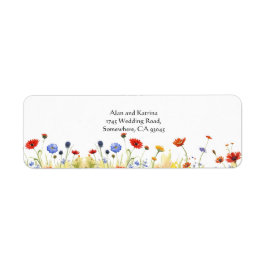 Etiqueta Flores silvestres de primavera