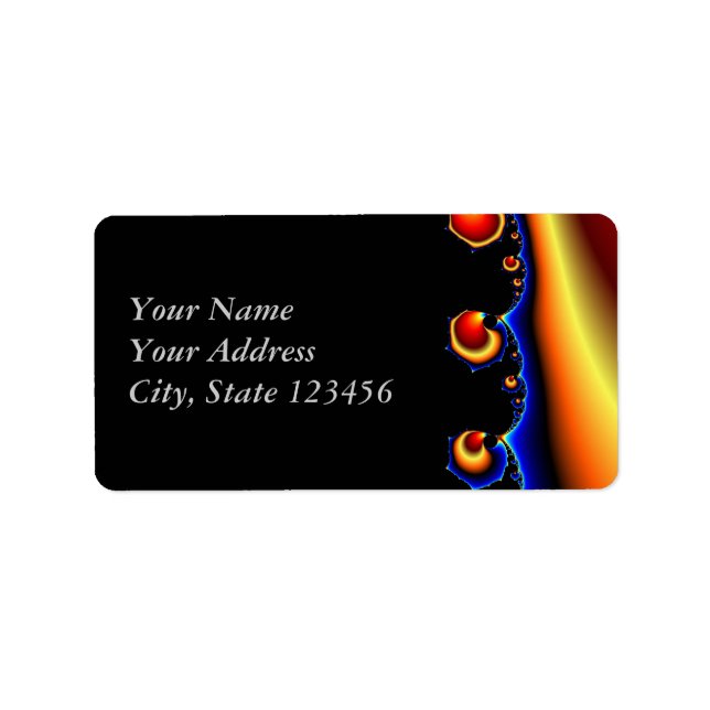 Etiqueta Flotsam Goodega - Fractal (Frente)