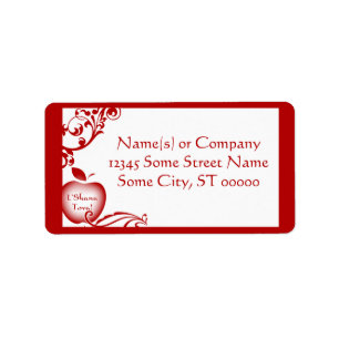 Etiqueta Flourish Apple de L'Shana Tova