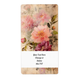 Etiqueta Flower Garden 403c Rosas rusos