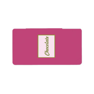 Etiqueta Flujo largo de estela de 1.25" x 2.75" de Hershey,