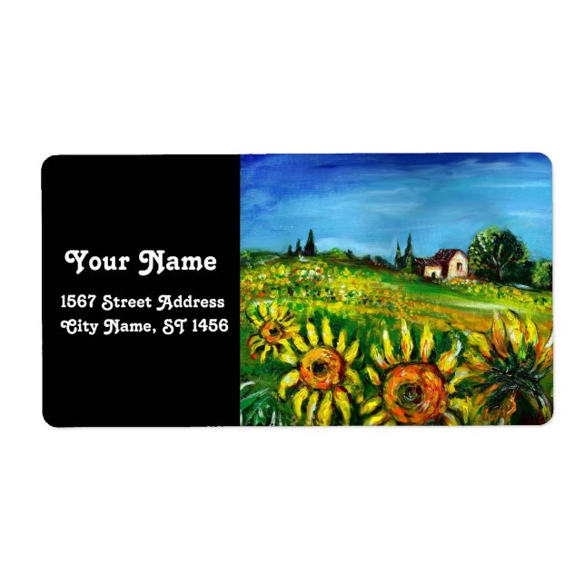 ETIQUETA FLUJOS Y CAMPO EN LA TOSCANA (Frente)