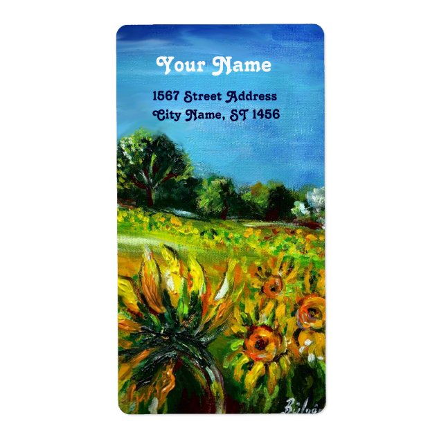 ETIQUETA FLUJOS Y CAMPO EN LA TOSCANA (Frente)