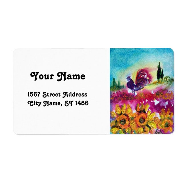 ETIQUETA FLUJOS Y ROOSTER NEGRO (Frente)