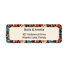 Etiqueta Foliage botánico de invierno