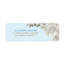 Etiqueta Foliage de Blue Brown y Sage