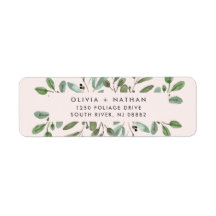 Foliage minimalista | Boda Rosa Rubor