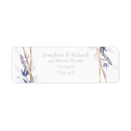 Etiqueta Follaje rústico, dirección de retorno de verano