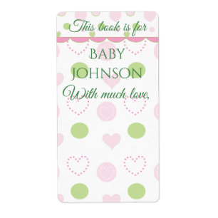 Etiqueta Folleto de Baby Shower "Azúcar & Spice" de 8