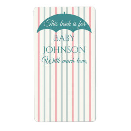 Etiqueta Folleto de Baby Shower "Watermelon" de 8