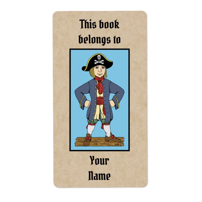 Etiqueta Folleto de cortos piratas (Frente)