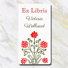 Etiqueta Folleto de Personalizado de Etching con elegancia 