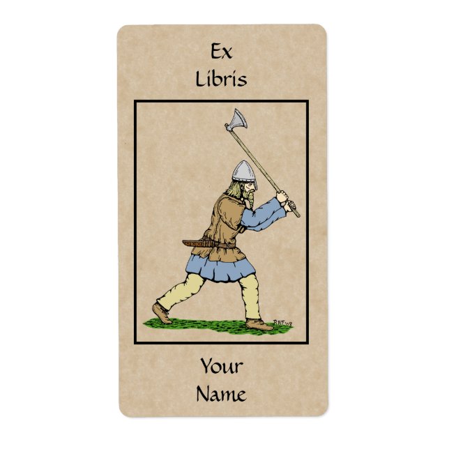 Etiqueta Folleto de Viking Warrior Wieling Broad-Ax (Frente)