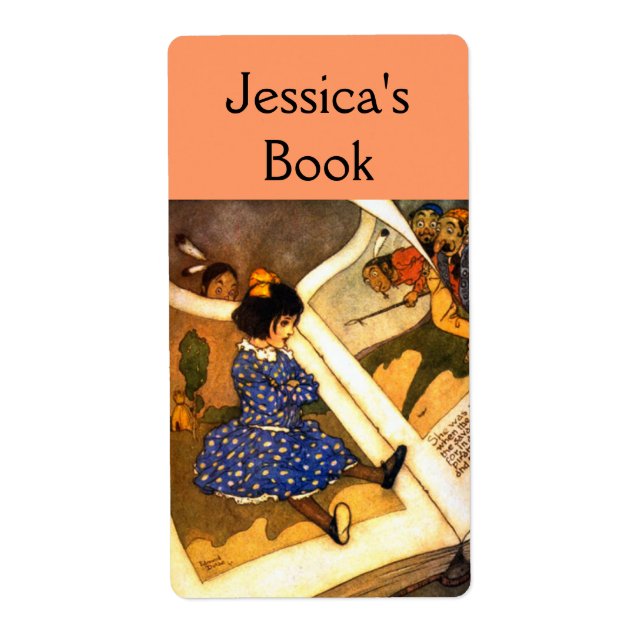 Etiqueta Folleto infantil de época (Frente)