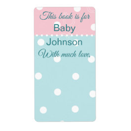 Etiqueta Folleto "Peek-a-Boo" de Baby Shower de 8