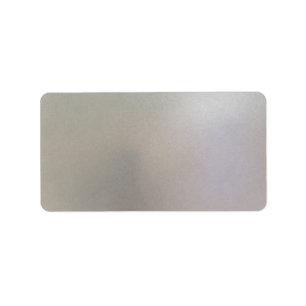 Etiqueta Fondo de acero cepillado Textura Metalizado Gris