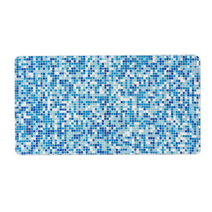 Etiqueta Fondo de azulejos azules