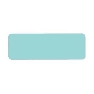 Etiqueta Fondo de color Verde azulado Aqua personalizado az