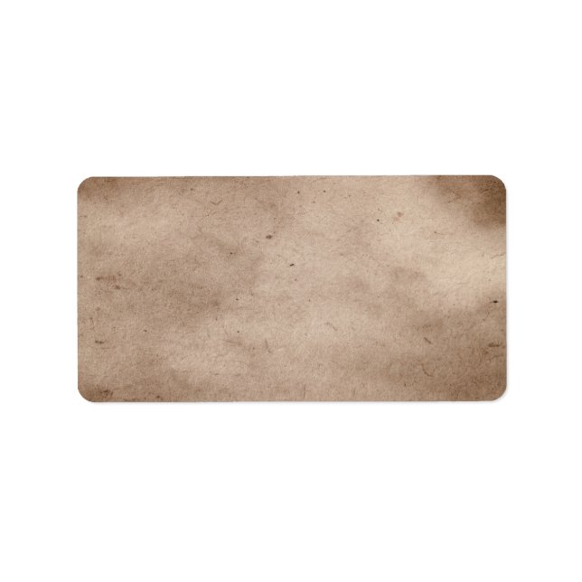 Etiqueta Fondo de fondo de papel antiguo de pergamino vinta (Frente)