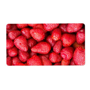 Etiqueta Fondo de fresas