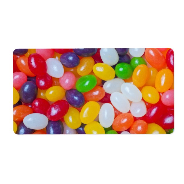 Etiqueta Fondo de Jellybeans - Judías de Pascua (Frente)