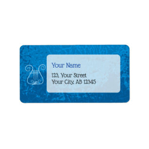 Etiqueta Fondo de la liga azul