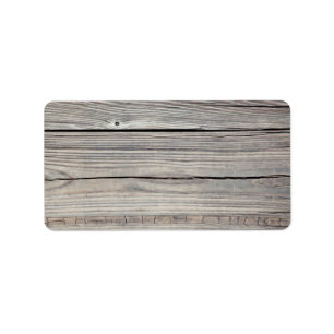 Etiqueta Fondo de madera resistido vintage - viejo tablero