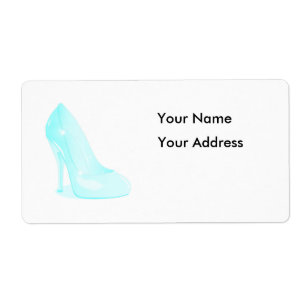 Etiqueta Fondo del deslizador de cristal