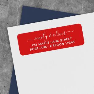 Etiqueta Fondo editable Caligrafía de moda Nombre de la par