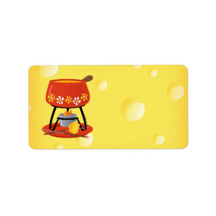 Etiqueta "fondue" de queso