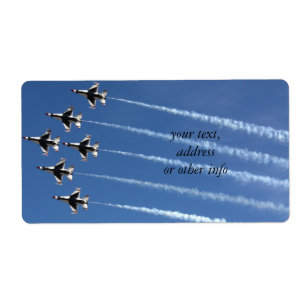 Etiqueta Formación delta F-16 Thunderbirds