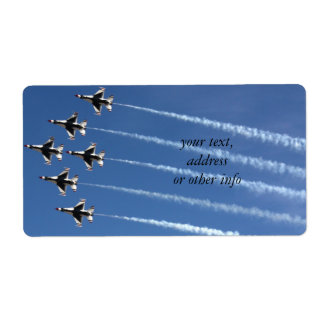 Etiqueta Formación delta F-16 Thunderbirds