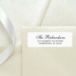 Etiqueta Formal and Classic | Black and White