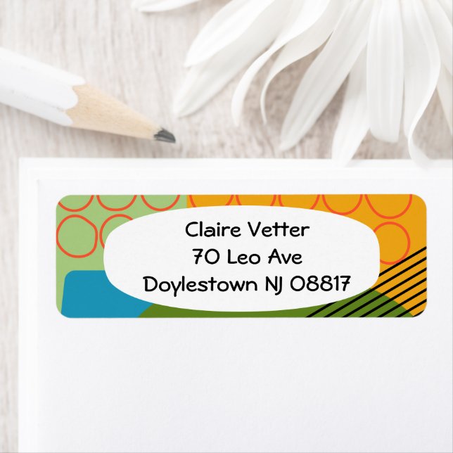 Etiqueta Formas abstractas (In situ)