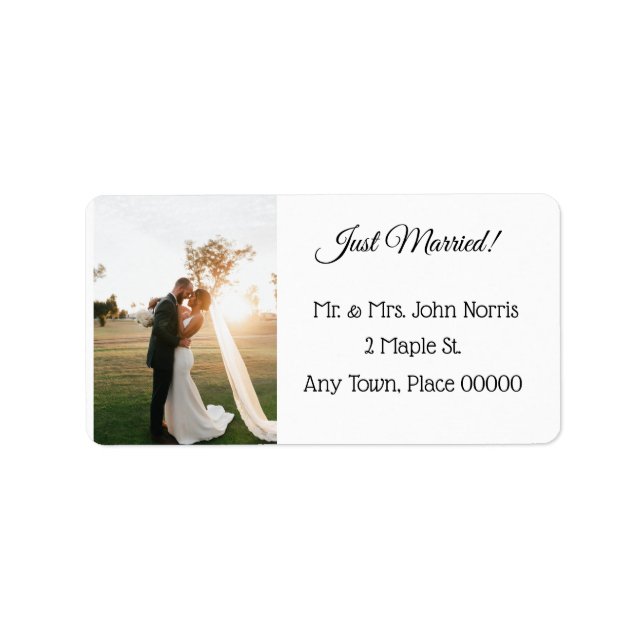 Etiqueta Foto  (Frente)