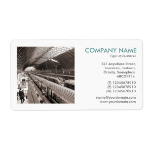 Etiqueta Foto cuadrada - Estación Paddington de Londres