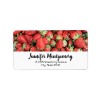 Foto de Fresas de Jugo Rojo